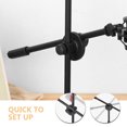 thumbnail image 4 of Miangastore Live Streaming Support Boom Arm Mount Black 2Pcs 4.0x2.7x2.7in, 4 of 9