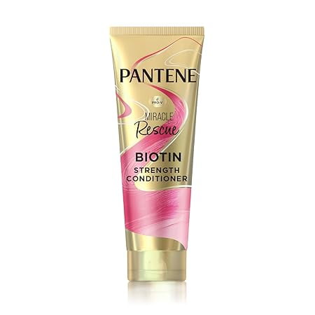 Pantene Miracle Rescue Biotin Strength Conditioner | 10X Stronger Hair | Lightweight, Smooth | Suitable For All Hair Types | 200Ml, 1 Count