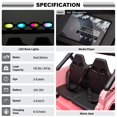 thumbnail image 4 of VOLTZ TOYS HAVOC 2-Seater Jeep 24V Kids Ride On Car - Power Battery, Dual Motors, Openable Doors, LED Searchlights & Parental Remote Control - Pink, 4 of 6