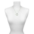 thumbnail image 3 of Delight Jewelry Clear AB Crystal Heart Live Ring Charm Necklace, 18", 3 of 4
