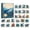 #A02-D, variant on Halloween Shark Countdown Advent Calendar, 24Pcs Cartoon Costume Shark Acrylic Ornaments, Surprise Blind Box Gift for Halloween & Shark Lovers