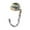 🔥 Silver_Hot#114, variant on Luminous Glass Purse Hook | Folding Fluorescent Desk Bag Hanger | Cosmic Silver Alloy | No-Punch Table Hook | Travel Ready | 3.34 in Durable 5kg Capacity