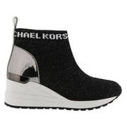Michael Kors Girl's Neo Ora Wedge Sneakers Black Size 3 M