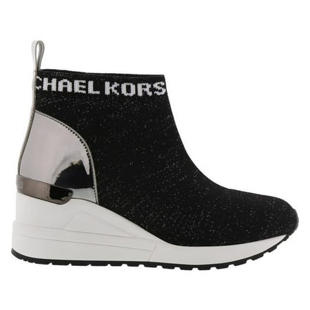 Michael Kors Girl's Neo Ora Wedge Sneakers Black Size 3 M