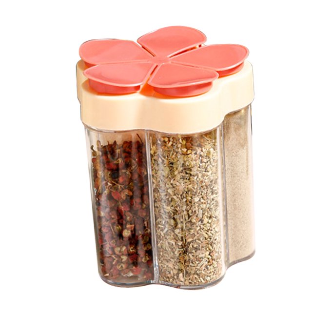 5 In 1 Travel Containers Portable Seasoning Jars for Camping and Barbecue Picnic 5 In 1 Containers Portable Seasoning Jars Camping Barbecue Picnic 5 In 1 Condiment Jar Portable