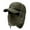 Green, variant on Unisex Winter Trooper Hat, iClover Russian Trapper Hat Hunting Hat Ushanka Ear Flap Chin Strap with Windproof Mask--Keep Warm in Cold Weather-Gray