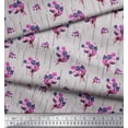 thumbnail image 2 of Soimoi Cotton Duck Fabric Flower Artistic Print Sewing Fabric Yard 42 Inch Wide, 2 of 3