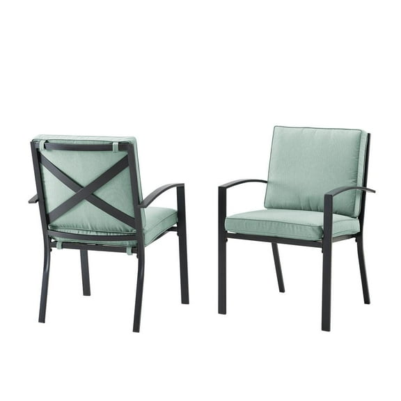 Crosley Furniture Kaplan 2Pc Outdoor Dining Chair Set