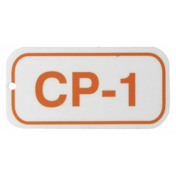 Brady Lockout Tag,1-1/2" H x 3" W,1/8" Sz,PK5 105634