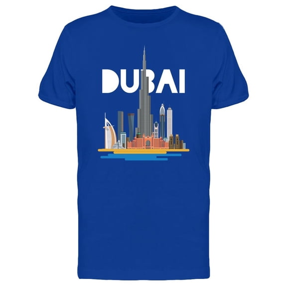City Of Dubai Skyscrapers Tee Men's -Image by Shutterstock