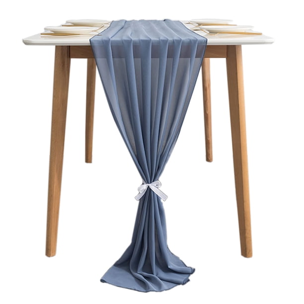 Precioso camino de mesa de 72cm x 305cm para decoración de fiesta de boda, decoración de despedida de soltera, decoraciones de mesa para pastel de fiesta de cumpleaños