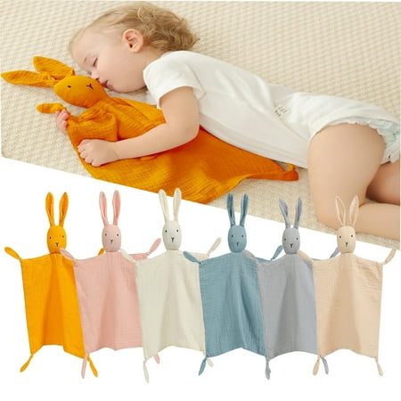 

1PC Cotton Muslin Baby Quilt Soft Newborn Blanket Sleeping Dolls Kids Fashion Sleeping Toy Soothing Towel Bibs