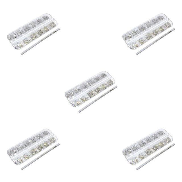 Micro cuentas de cristal Soidarity 5Conjunto Diamantes de imitación