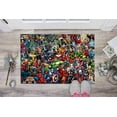 thumbnail image 6 of Game Room Rugs, Nursery Rugs, Stair Rug, Super Heros Rug, Home Decor Rug, Printed Heroes Rugs, Kids Room Rug, Anti-Slip Carpet Rug, Large Rug, 5.2'x7.5' - 160x230 cm, 6 of 9