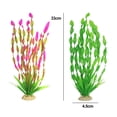 thumbnail image 2 of Plantas acuáticas artificiales para acuario, decoración de plantas de pecera de plástico, 10 piezas., 2 of 5