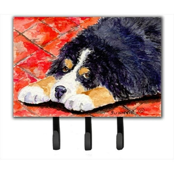 Bernese Mountain Dog Leash Holder Or Key Hook
