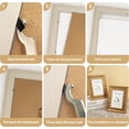 thumbnail image 5 of Highcool 4x6 Picture Frame Set (2 Pack) with Retro Design for Classic Office Decoration, 5 of 7