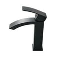 thumbnail image 2 of Matte Black Basin Faucet, Water Tap Bathroom Faucet, Solid White Brass Cold & Hot Water Single Handle Water Sink Tap Mixer, 2 of 6