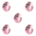 thumbnail image 3 of Inteprter Teléfono móvil Selfie Controller Bluetooth-compatible V5.3 Anillo inalámbrico recargable Botón de fotografía Rosa Type2 NO2, 3 of 6