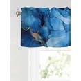 thumbnail image 6 of Valances for Windows Abstract Art Rod Pocket Cafe Window Treatments Valance Curtains for Kitchen Bathroom Laundry Basement Windows 56"x16", 6 of 9