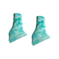 thumbnail image 4 of 2 calentadores de piernas para patinaje artístico, ligeros y decorativos para cubrir las botas. Verde, 4 of 9
