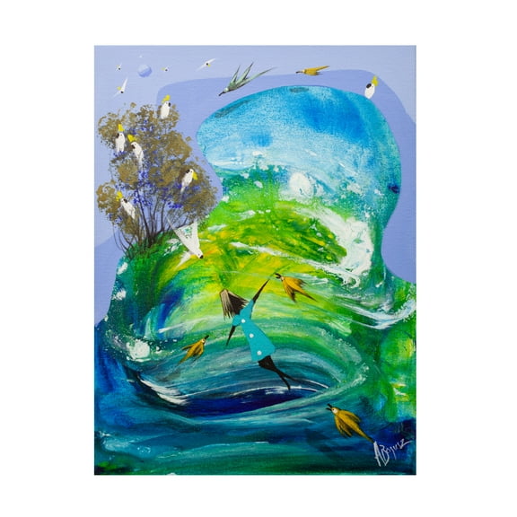 Trademark Fine Art Adam Bogusz A new beginning Canvas Wall Art