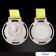 thumbnail image 5 of Medalla La Antorcha Recuerdo Premio Competición Deportiva Aleación Zinc Con Correa (Plata), 5 of 9