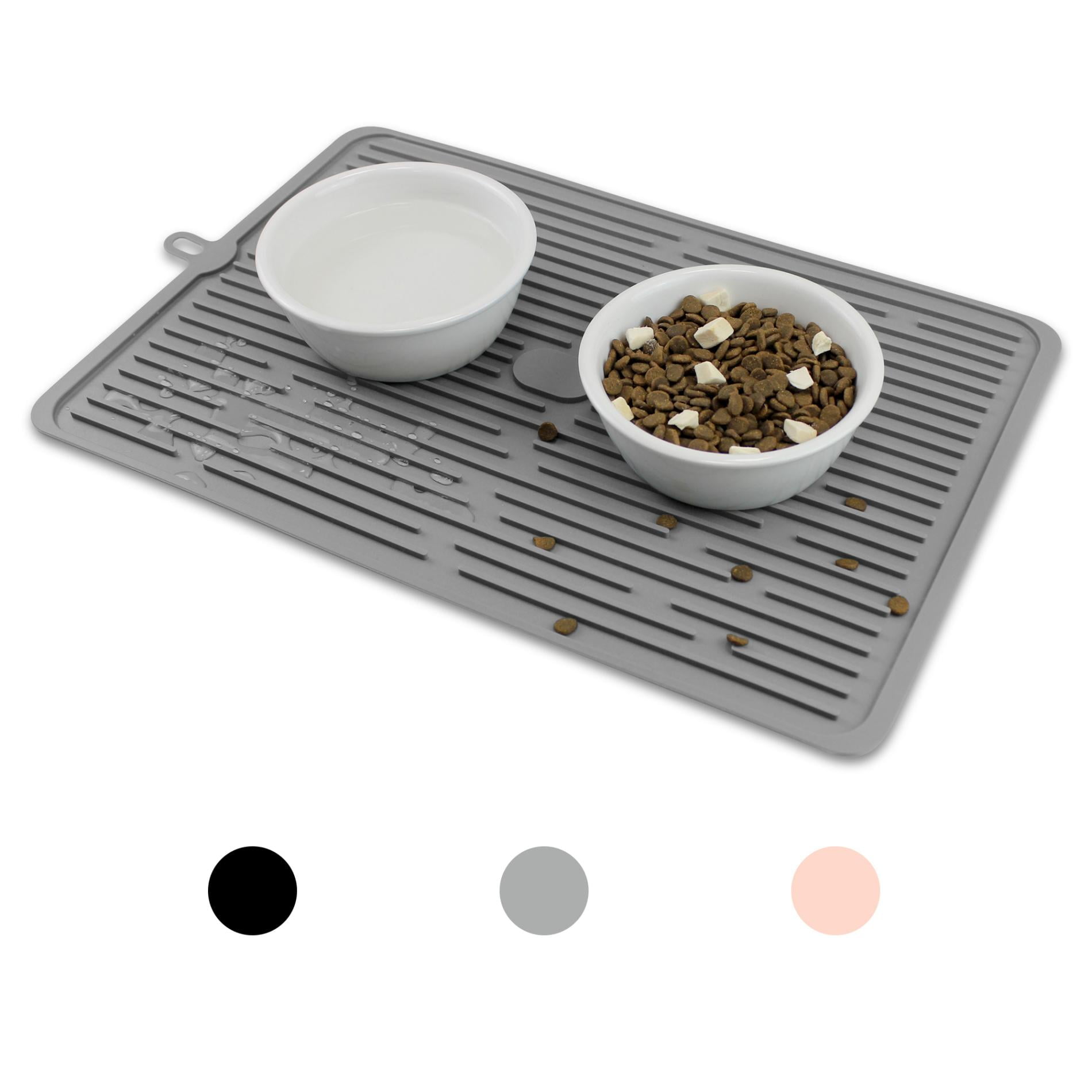 Ptlom Pet Placemat for Dog and Cat, Pet Mat for Prevent Food and Water