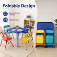 thumbnail image 2 of Homy Casa 5-Piece Kids Picnic Table and Chair Set, Folding Table for Backyard Play, Camping, Snacks, Crafts, 2 of 7