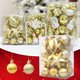 thumbnail image 4 of Adornos Bolas Navidad Bellamente Elaborados 29/20 Piezas Del Navideños Divertidas Perfectas para Fiestas, 4 of 9
