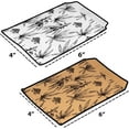 thumbnail image 2 of 50 Bags of our Mixed, 4" x 6" Hemp theme pattern flat paper bags for stores, dispensaries, treats, gifts, promotions, and more., 2 of 6
