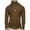 Brown, variant on Cavosen Standing Collar Sweater for Men Long Sleeve Lightweight Coat Solid Color Casual Trendy Fall Clothes