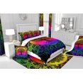 thumbnail image 4 of Life Juego de Funda Nórdica Gradient Rainbow Queen Bedding Sets,Funda Nórdica Galaxy, 4 of 7
