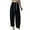 Black, variant on YUGYXL Casual Cotton Linen Pants for Women Trendy Drawstring Loose Trousers Summer Stretch Waist Lightweight Long Pants Beige S