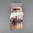 thumbnail image 2 of Ambesonne City Bedding Set 4 Pcs, Prague River and Bridge, Queen, Multicolor, 2 of 3