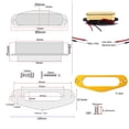 thumbnail image 1 of Magnet Neck Pickup for Fender Tele Fender Tele Guitar Electric Guitar Bass Parts, 1 of 9
