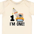 thumbnail image 4 of Inktastic First Birthday Construction Truck 1 Year Old Boys Baby Bodysuit, 4 of 5