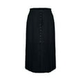 thumbnail image 6 of WQQZJJ Fashion Women's Skirts, Solid Color Button Drawstring Skirt, Summer Casual Split Sexy Mid-length Skirt, 6 of 8