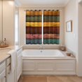 thumbnail image 3 of Colorful Vintage Kitchen Curtains 84 Inch Length, Vintage Wooden Farmhouse Grommet Top Bedroom Living Room Curtains, Light Filtering Cafe Curtain Drapes 2 Panels Set 104''x84'', 3 of 9
