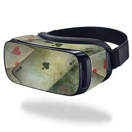 MightySkins SAGEVR-Aces Skin for Samsung Gear VR Original Cover Wrap Sticker - Aces