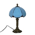 thumbnail image 3 of Table Lamp Stained Glass Art Decorative Bedside Light 14in Colorful Warm Night Light for Bedroom Living Room Home Decor by Xuniizn, 3 of 9