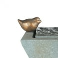 thumbnail image 5 of LuxenHome Patina Gray Resin Pillar Birds Bubbler Outdoor Fountain with LED Light, 5 of 5
