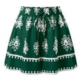 thumbnail image 4 of Women's Shorts High Waisted Stretchy Printed Elegant Vacation Beach Vacation Trendy 2025 S-2XL, 4 of 5