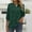 Green, variant on Women's Clothing Spring And Summer New Stand Up Collar Shirt With Flower Leisure And Loose Top Womens plus Size Workout Clothes Womens Shirts And Tops Womens plus Size Athletic Wear Tunics in plus