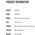 thumbnail image 2 of AONIJIE FM5202 Men's Quick-Drying Running Training Pants, Lightweight Summer Trousers, 2 of 5