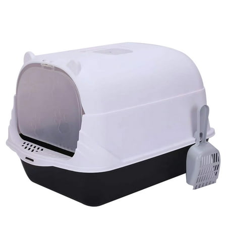 Cat Litter Box Hooded Litter Box Litter Box With Lid Large Litter Boxes For Big Cats Enclosed Litter Box Fully Enclosed Large Cat Litter Box With Door Isolate Smelly Cat Toilet Cat cat litter box hooded litter box litter box with lid large litter boxes for big cats enclosed litter box Fully Enclosed Large Cat Litter Box with Door Isolate Smelly Cat Toilet Cat Specification: Item Type: Cat litter box Material: PP Package List: 1 x Cat Litter Box