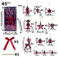 thumbnail image 3 of 45-Pack Shatterproof Christmas Ornaments, Assorted Christmas Balls Baubles for Xmas Tree Decor, Decorative Hanging Pendants for Holiday Party & Home Decor, with Reusable Gift Box, 3 of 4