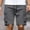 c01Gray, variant on LNWUY Men's Cargo Shorts Elastic Waistband Drawstring Summer Casual Cotton Comfort Breathable Big and Tall Relaxed Fit Work Shorts Black L