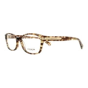 COACH Eyeglasses HC6065 5287 Confetti Light Brown 51MM