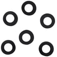 thumbnail image 2 of M3 x 6 mm x 1 mm Arandelas Aislantes Planas de Nylon Juntas Espaciadores Negro 600PCS, 2 of 8